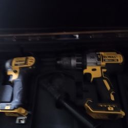 DeWalt HAMMER DRILL and Impact Set