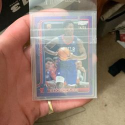 2025 Topps Chrome Vj Edgecombe Rc #253  /75 Purple Refractor 