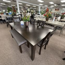 6 PC DINING TABLE 