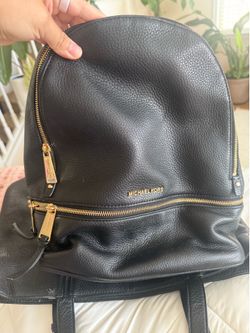 Black MK backpack
