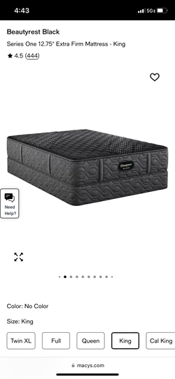 Mattresss Beautyrest black series One extra Firm Queen Size brand New