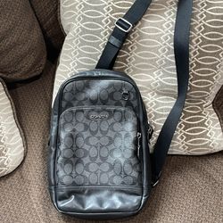 Black Coach Side Bag 