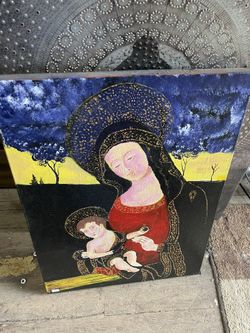 Mary And Jesus Painting 