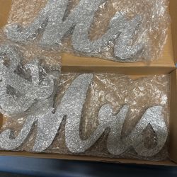 Me. & Mrs. Silver Sign 