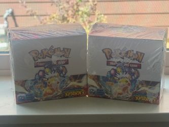 2 surging sparks booster boxes