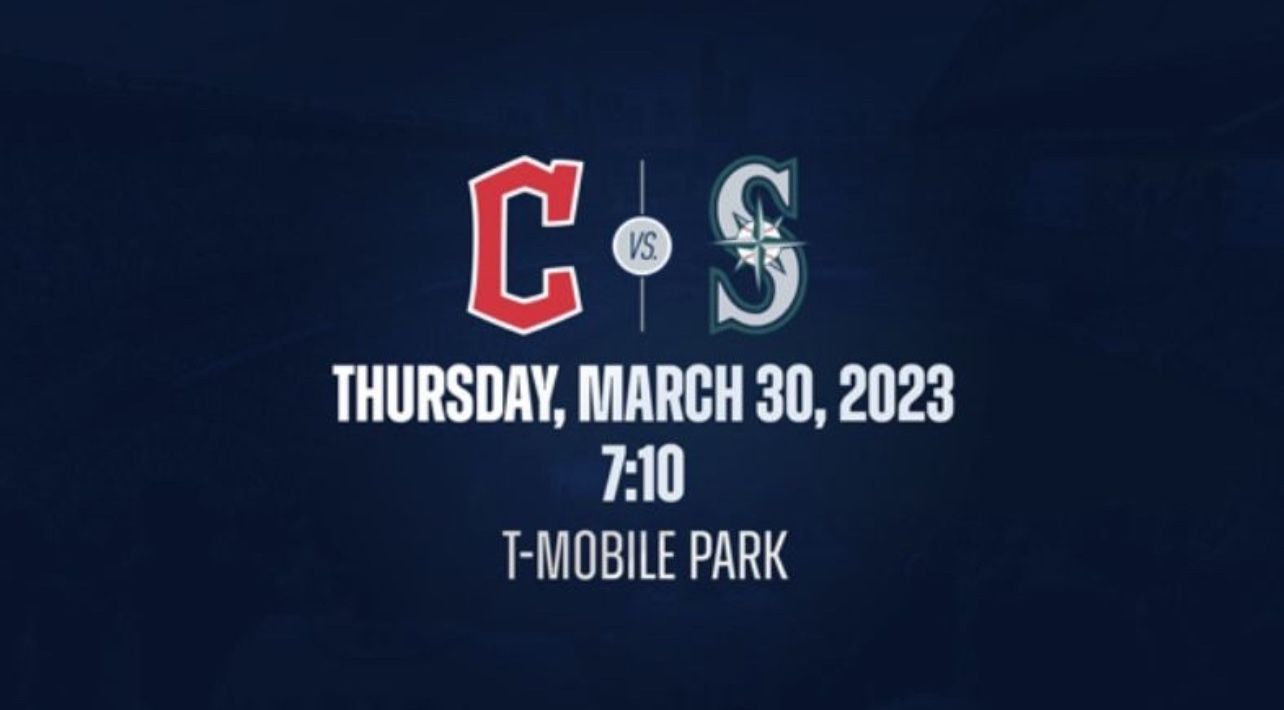 Seattle Mariners Opening Day Tickets March 30