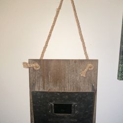 Galvanized Wall Organizer