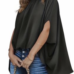 Black Batwing Top 