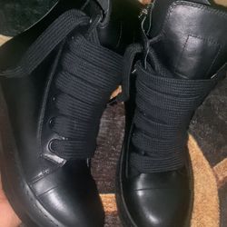 Rick Owens Black Jumbo Lace