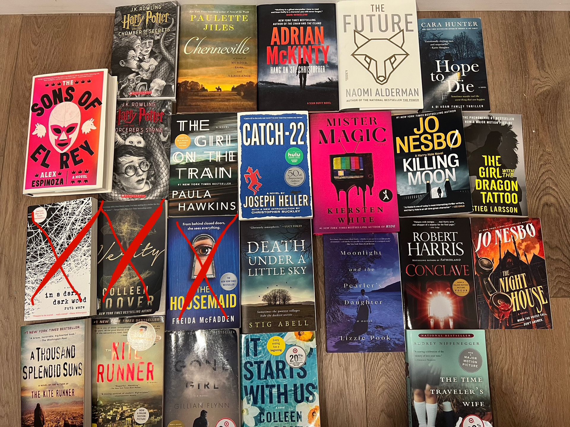 Thriller Books Romance Books Fantasy Book Lot