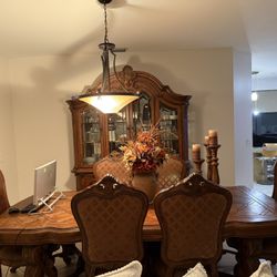 MATCHING Dining Table And China