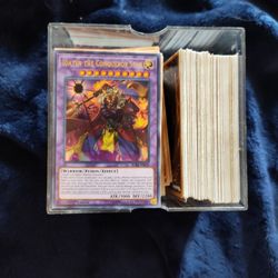 3 boxes Of YUGIOH card's bulk W/ hard plastic case