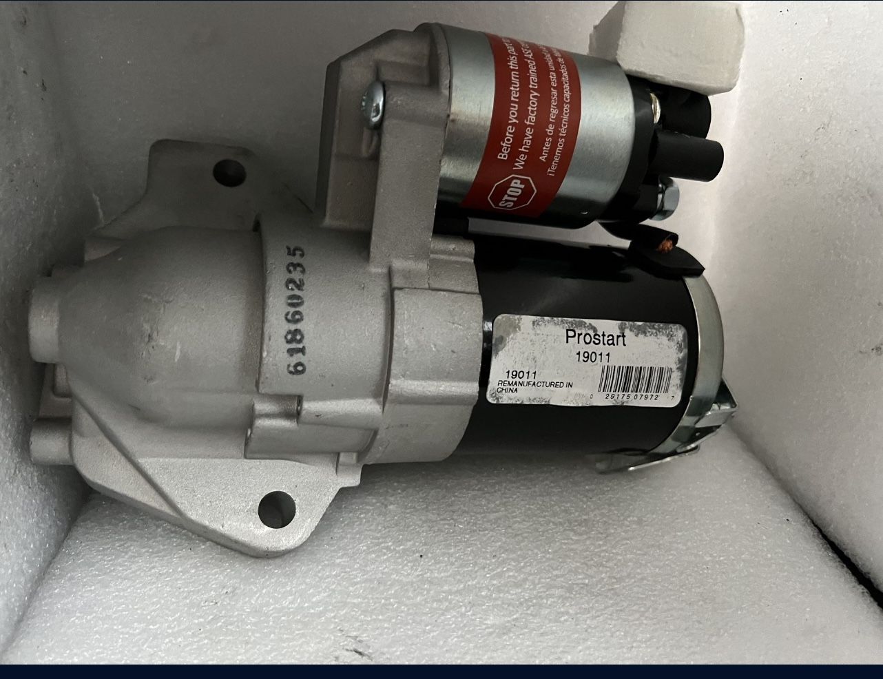 New Starter Part