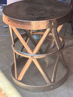 Aluminum Side Table/Stool