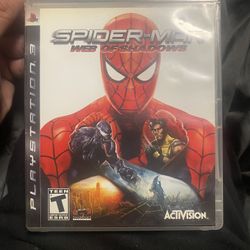 Ps3 Spider Man Web Of Shadows Video Game