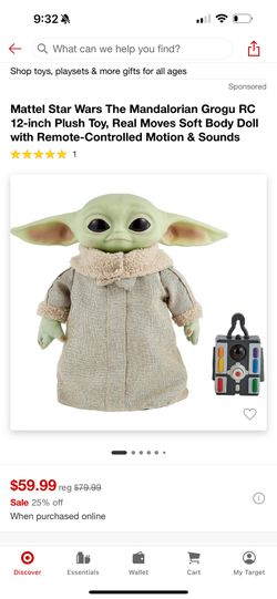 Baby Yoda With Remote 
