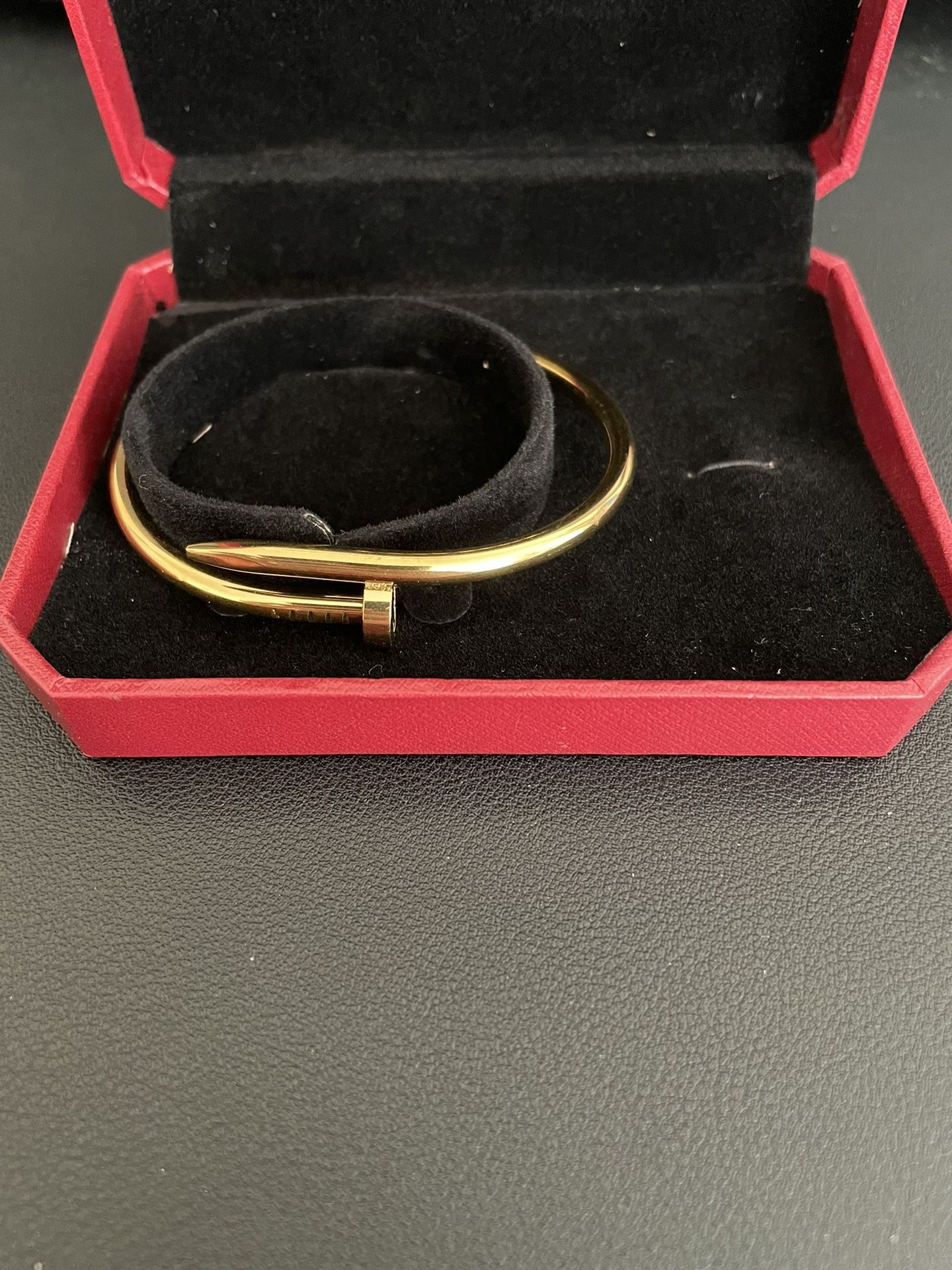 Cartier Nail Bracelet Gold 19 Cm