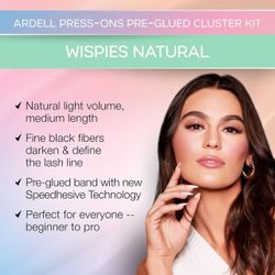 3 for $25 – Ardell Press-On Underlash Wispies Natural