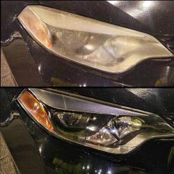Headlight Cleaning