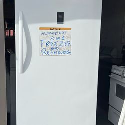 New Freezer and Refrigerator 21 cu ft 2 in 1 working perfect with warranty delivery available 