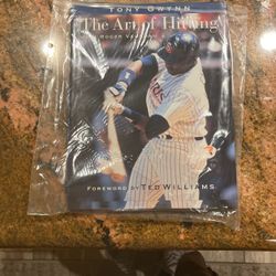 Tony Gwynn Final Home Game Ticket And Card . The Art Of Hitting Tony Gwynn Book