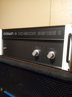 Nice fully tested working crown dc 300 a power amp. 200 bucks cash i
