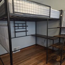 Full Size Loft Bed Frame