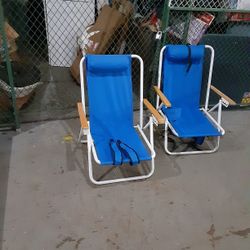 Two Folding Chairs