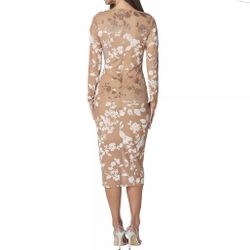 New Women's bebe Burnout Bodycon Midi Dress Size Small