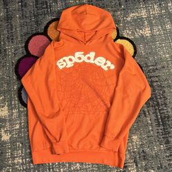 Orange SP5DER Websuit Hoodie