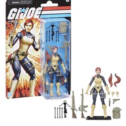 GI Joe Classified Retro Cardback Scarlett In Hand - Ready To Ship - Nice Card!