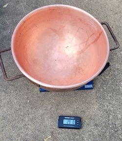 Savage Bros Copper Candy Making Kettle / Jumbo Pot
