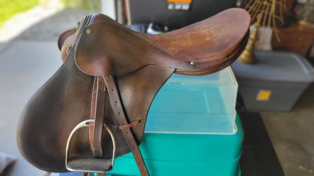 Vintage Custom ENGLISH saddle Pariani Milano