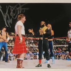 "Cowboy" Bob Orton Signed 4x6 Photo WWE WWF Autograph 