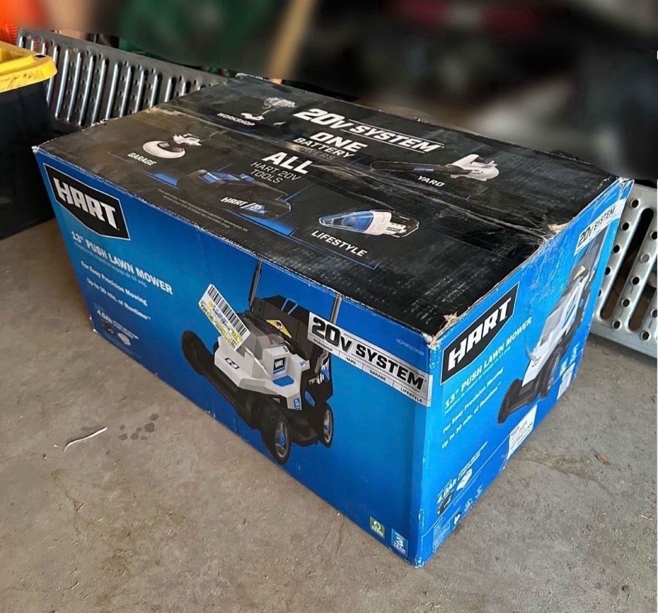 HART 20-Volt 13-inch Electric Push Mower ‼️$60‼️