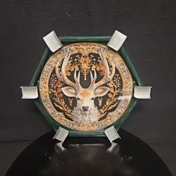 Plasencia Cigar Box Lid Custom Ashtray With Cigar Holders