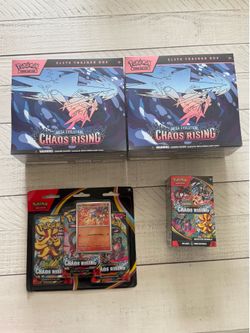 Pokemon chaos rising etb and more
