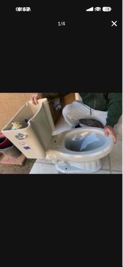 Two-Piece Toilet with Tank
