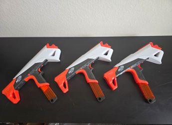 Nerf Pro Torrent Blasters – Lot of 3 – Mag-Fed Half-Length Dart Blasters