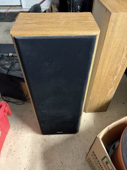 Sharp Tower Speakers