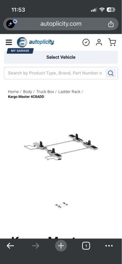 Kargo Master 4C8ADD Ladder Rack
