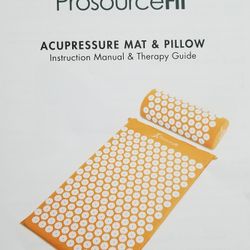 FSA HSA ELIGIBLE SPIROL ACUPRESSURE MAT AND PILLOW. 