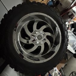 4 Scorpion SC-30 chrome wheels 22x14