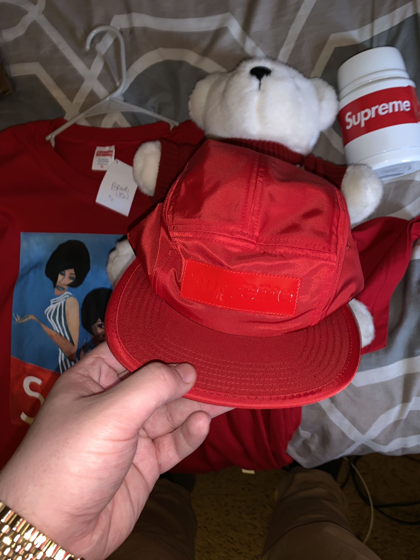 Supreme Patent leather hat DS