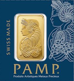 PAMP Suisse Fortuna  Multigram-  1 gram Gold Bar 999.9 Fine (Sealed Assay)