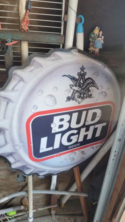 Bud Light Metal SIGN 1995