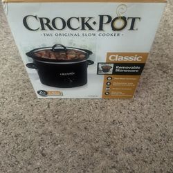 Crock-Pot SCR200-B Manual Slow Cooker, 2 Quart Crock Pot NEW unopened 
