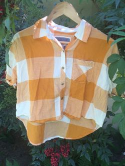 Yellow picnic shirt