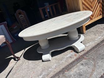 White coffee table
