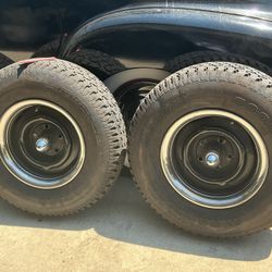 15” Chevy Rims W Good Year Tires